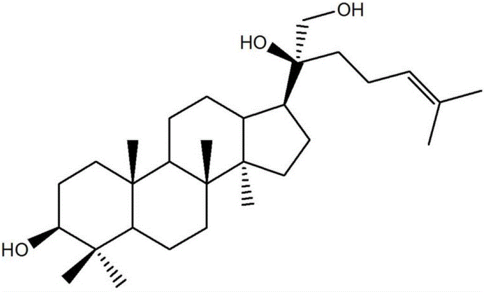 Use of 3β,20(s),21-trihydroxydammarane-24-ene in the preparation of tumor multidrug resistance reversal agent