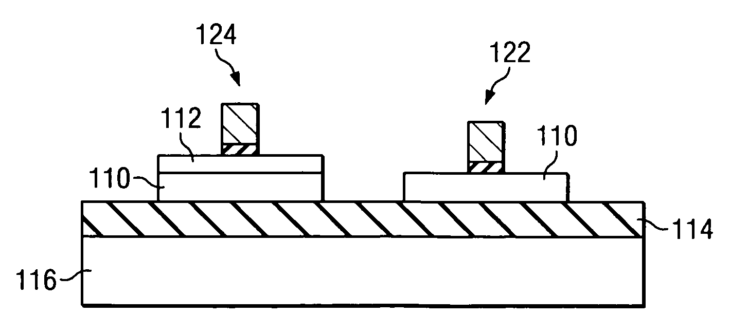 Silicon-on-insulator chip with multiple crystal orientations