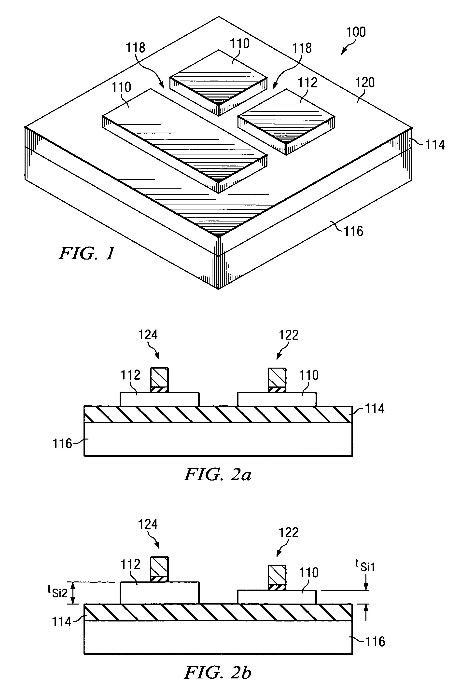 Silicon-on-insulator chip with multiple crystal orientations