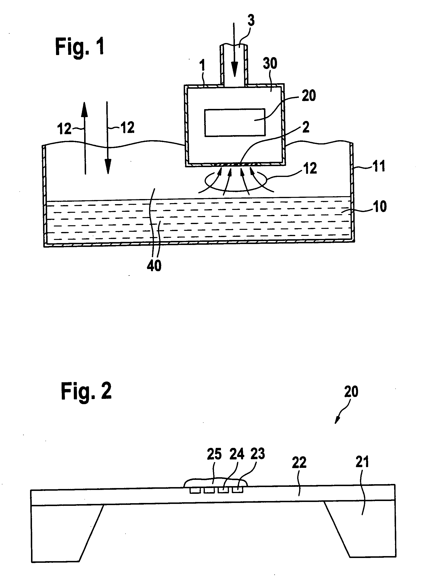 Device for determining the condition of oil