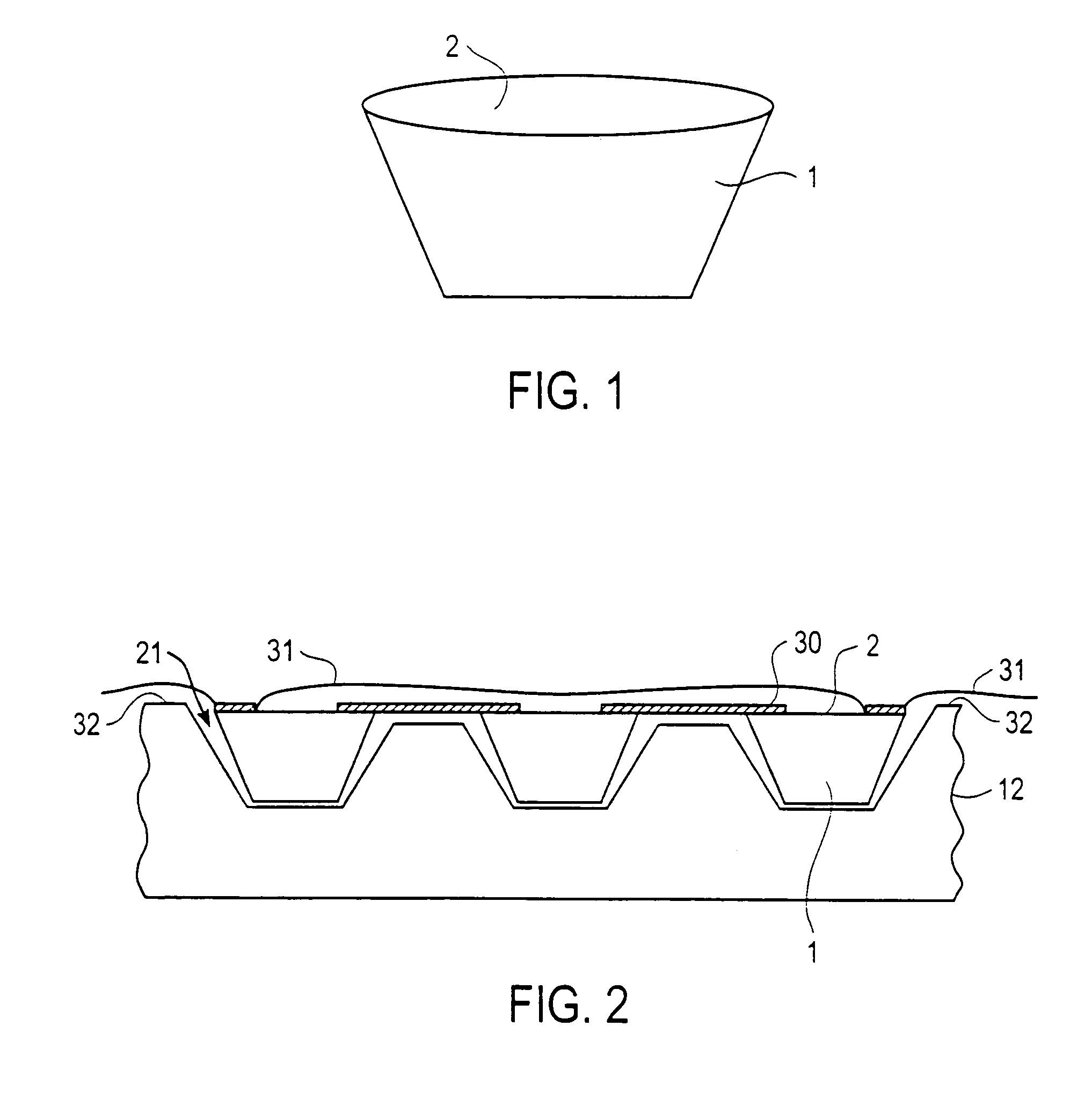 Electronic devices with small functional elements supported on a carrier