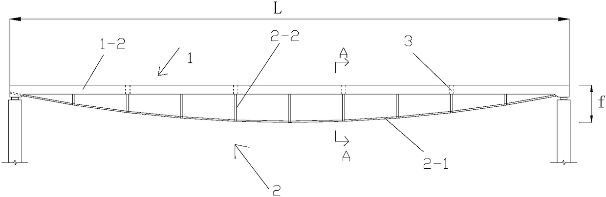 A cable-beam composite bridge and its construction method