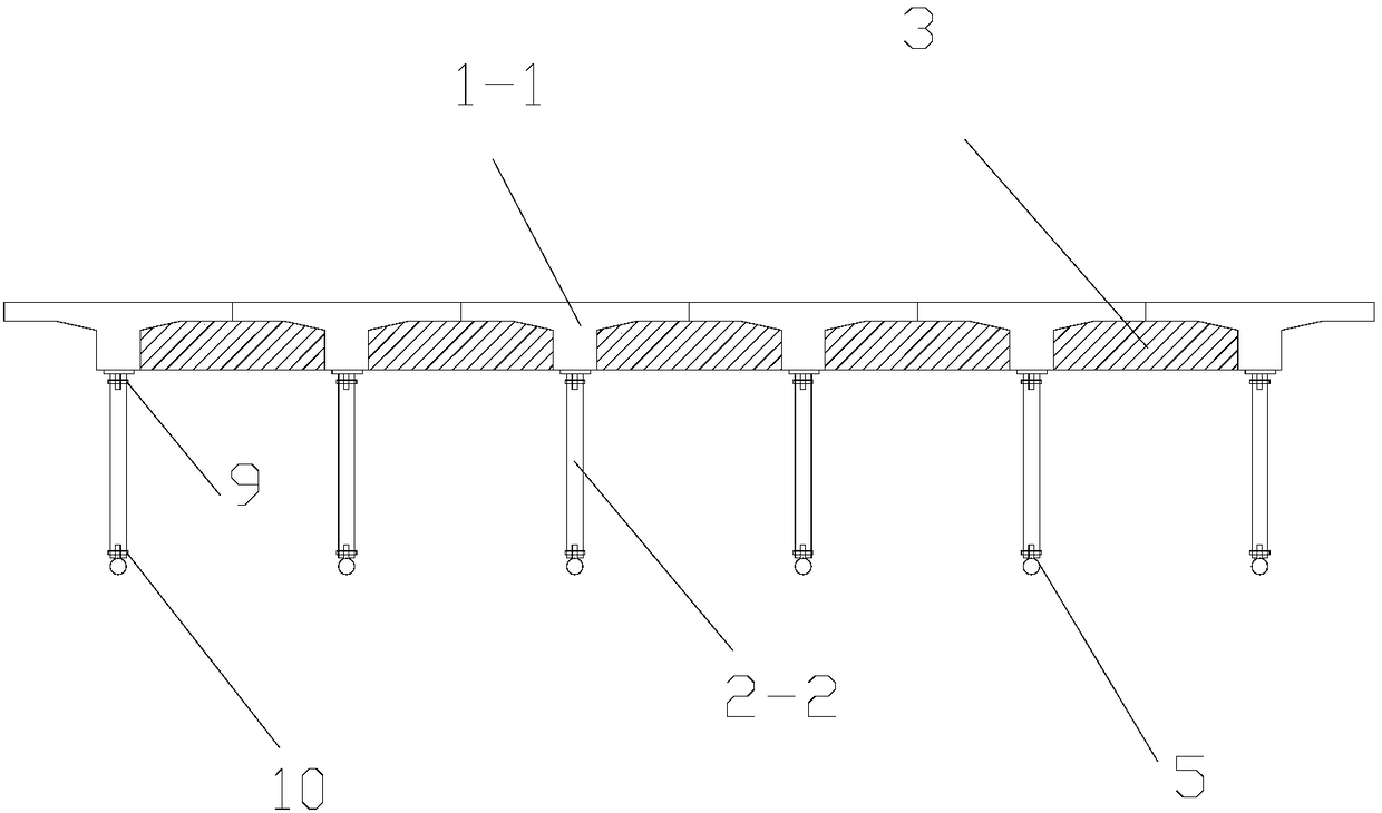 A cable-beam composite bridge and its construction method