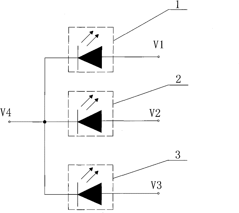 Full-color LED display device