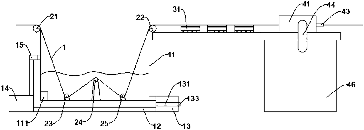 Device for cooling and drying copper wire