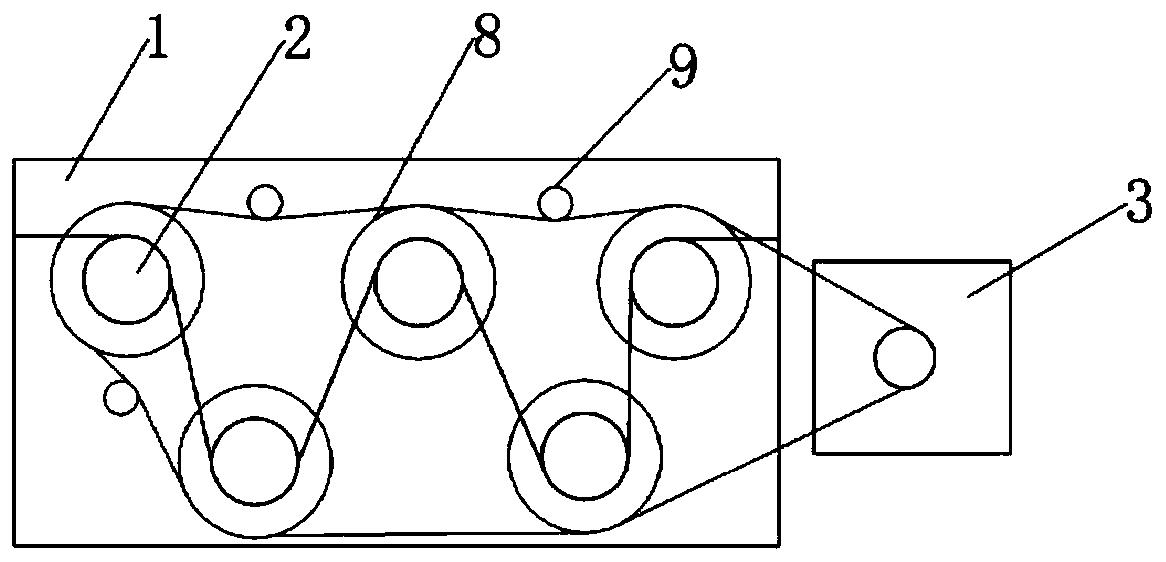 An anti-tangle wire drawing machine