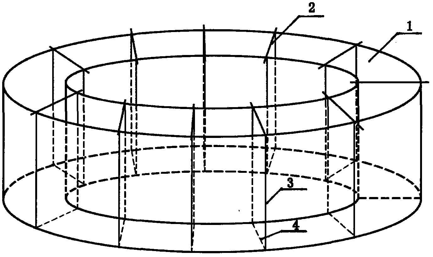 Misgurnus anguillcaudatus loop net cage propagation method