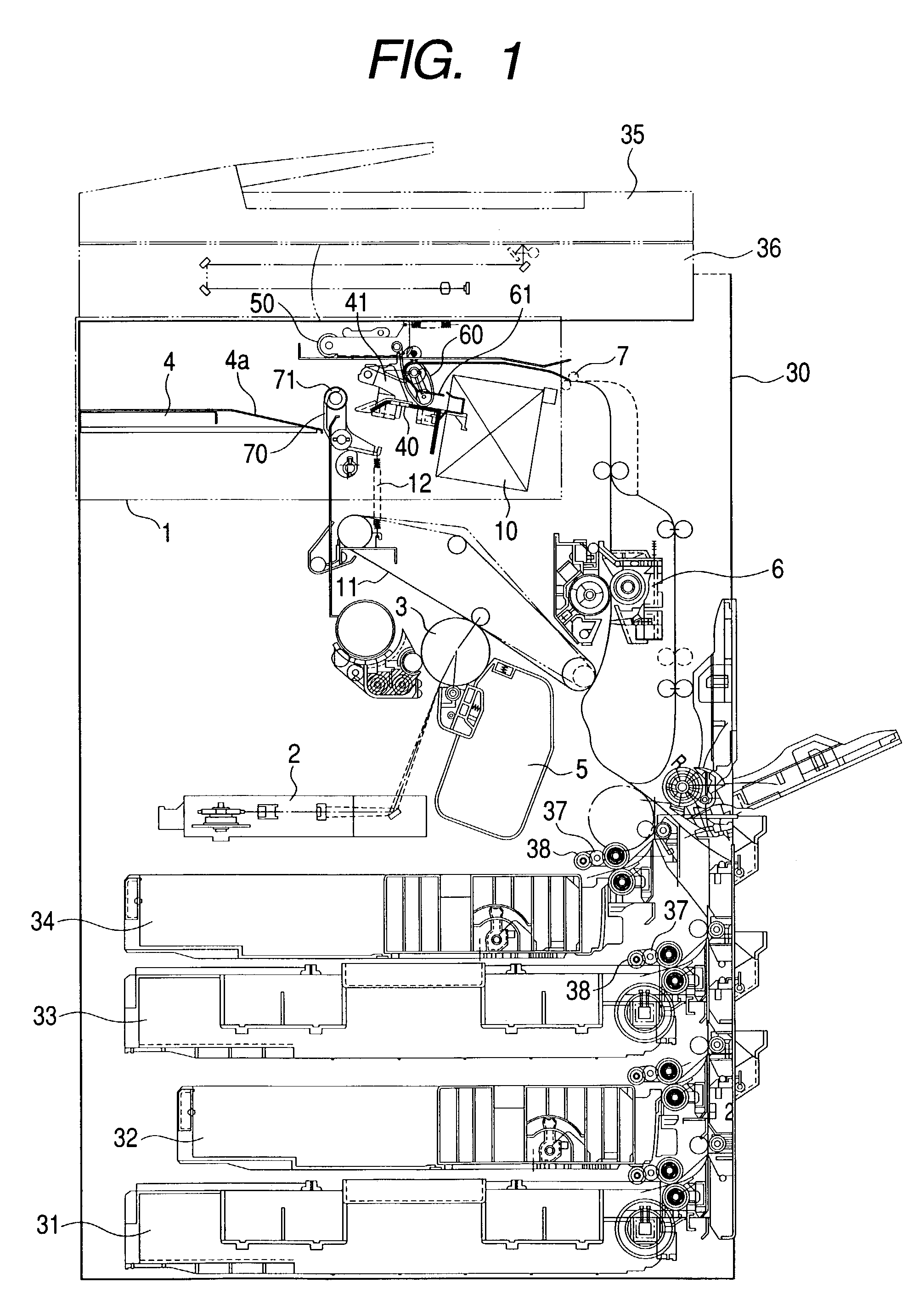 Sheet stacking-aligning apparatus, sheet processing apparatus and image forming apparatus