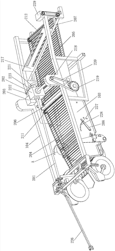Conveying device and tuber crop harvester with conveying device