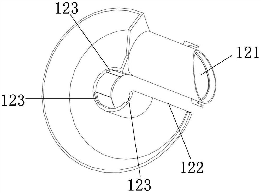 Gas and dust separation device and vacuum cleaner