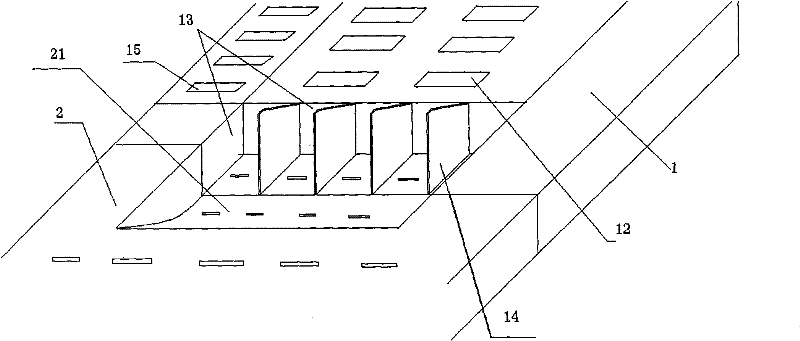 Dung leaking plate structure for sow obstetric table