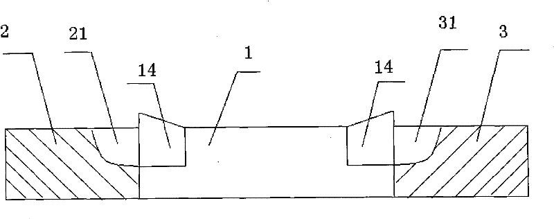 Dung leaking plate structure for sow obstetric table