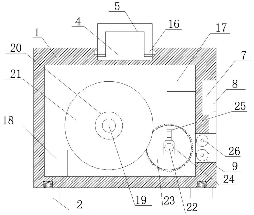 Threading guiding device for electrical engineering