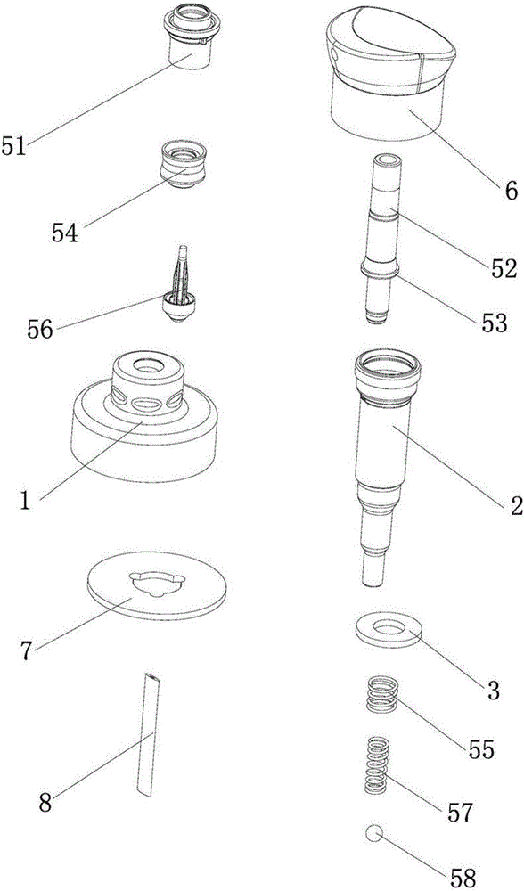 A spray pump with grab structure