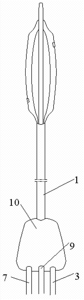 Electrical ablation balloon radiofrequency catheter in percutaneous renal artery