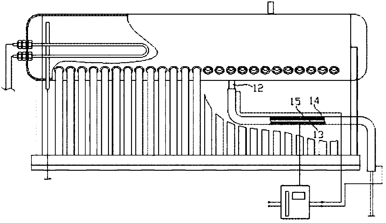 Solar water heater with frozen-blocking prevention function