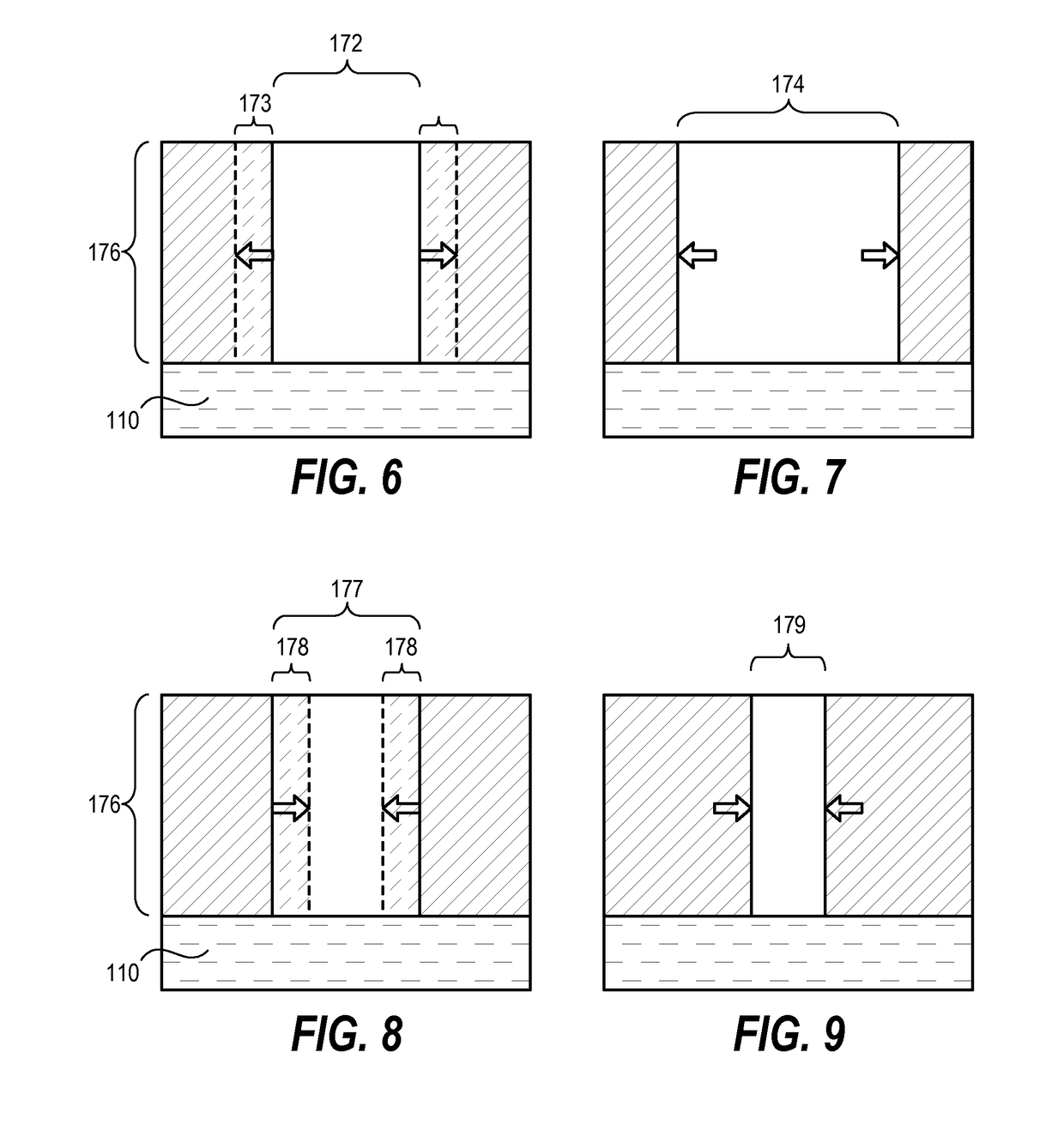 System and method for shifting critical dimensions of patterned films