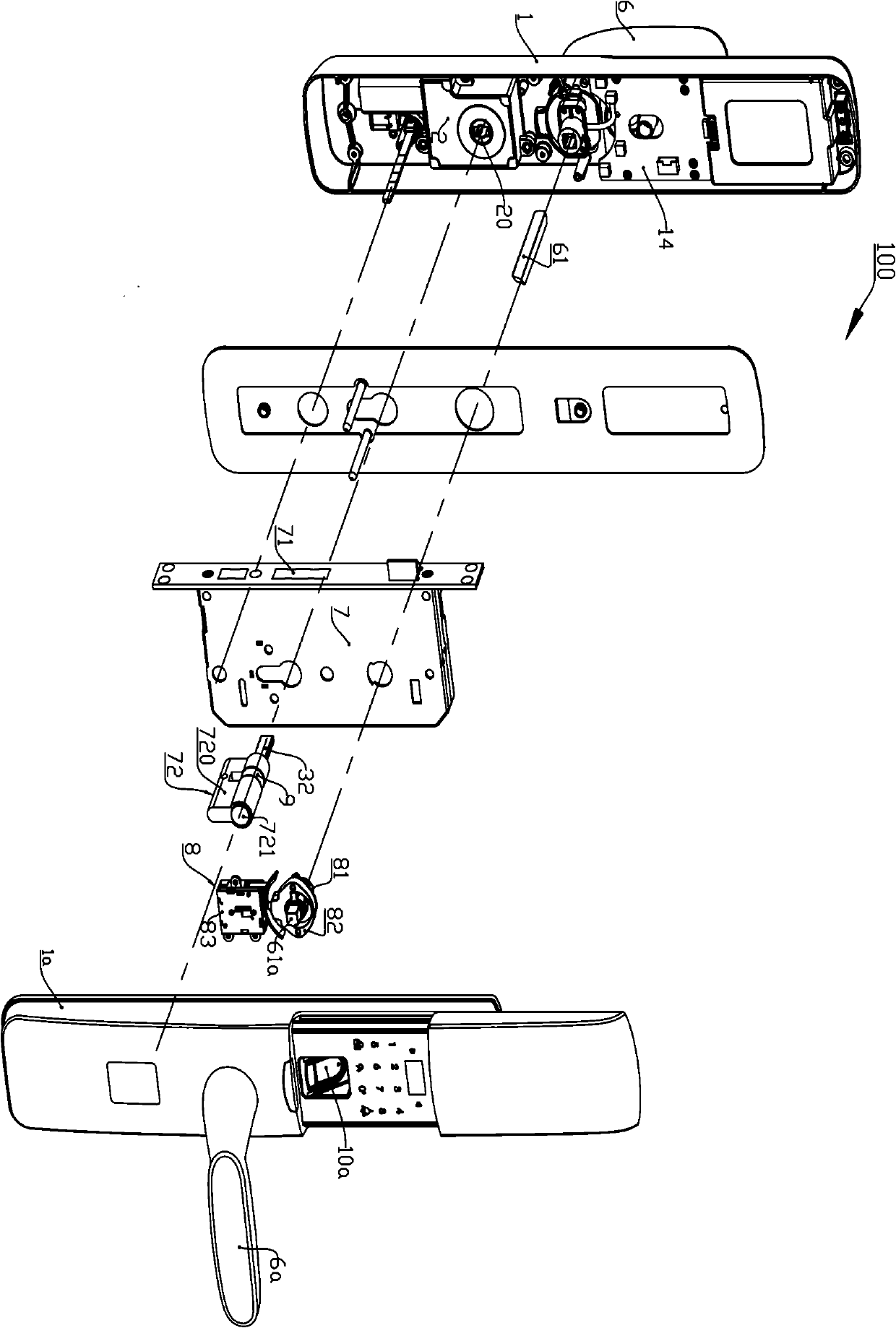 Manual-automatic integrated lock