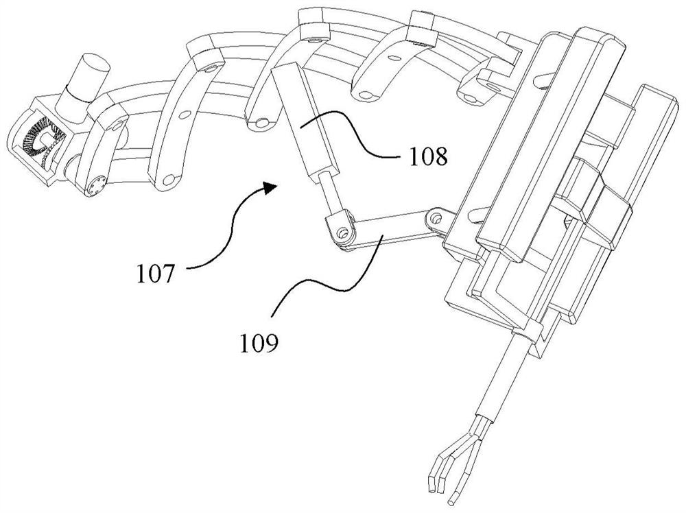 Instrument arm and slave operating end using same