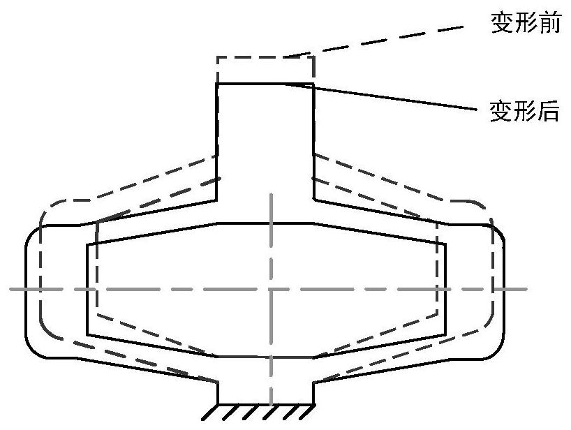 Piezoelectric two-dimensional fast reflecting mirror without axial displacement and driving and deflection angle measuring method