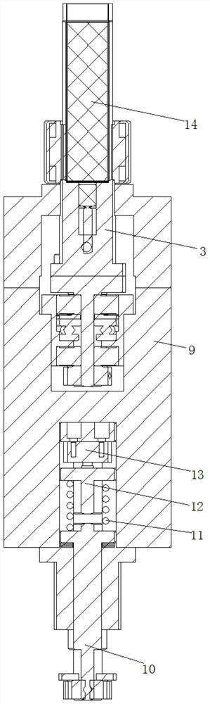 Battery jacking assembly and battery steel shell notch forming mechanism