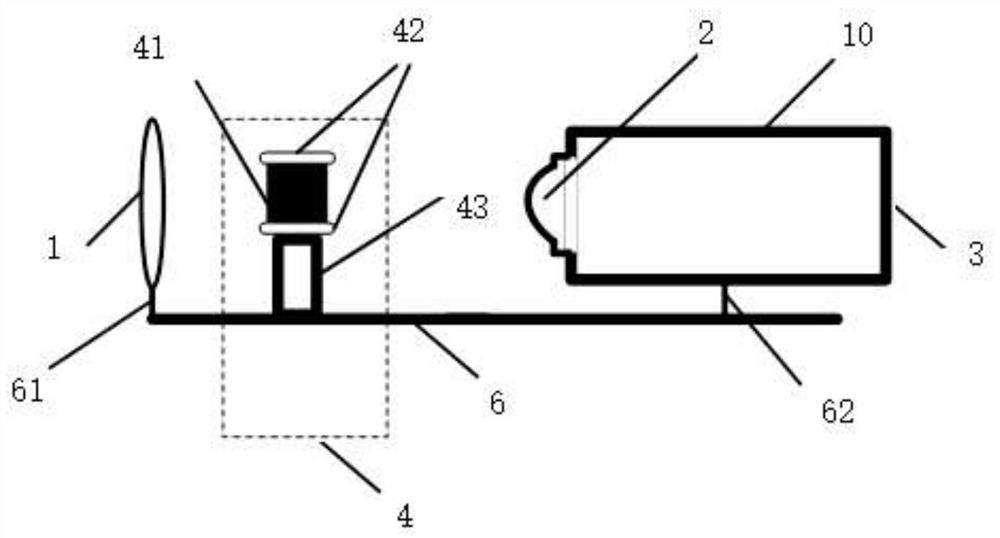 Voltage measuring device and method based on piezoelectric ceramic micro-deformation image detection