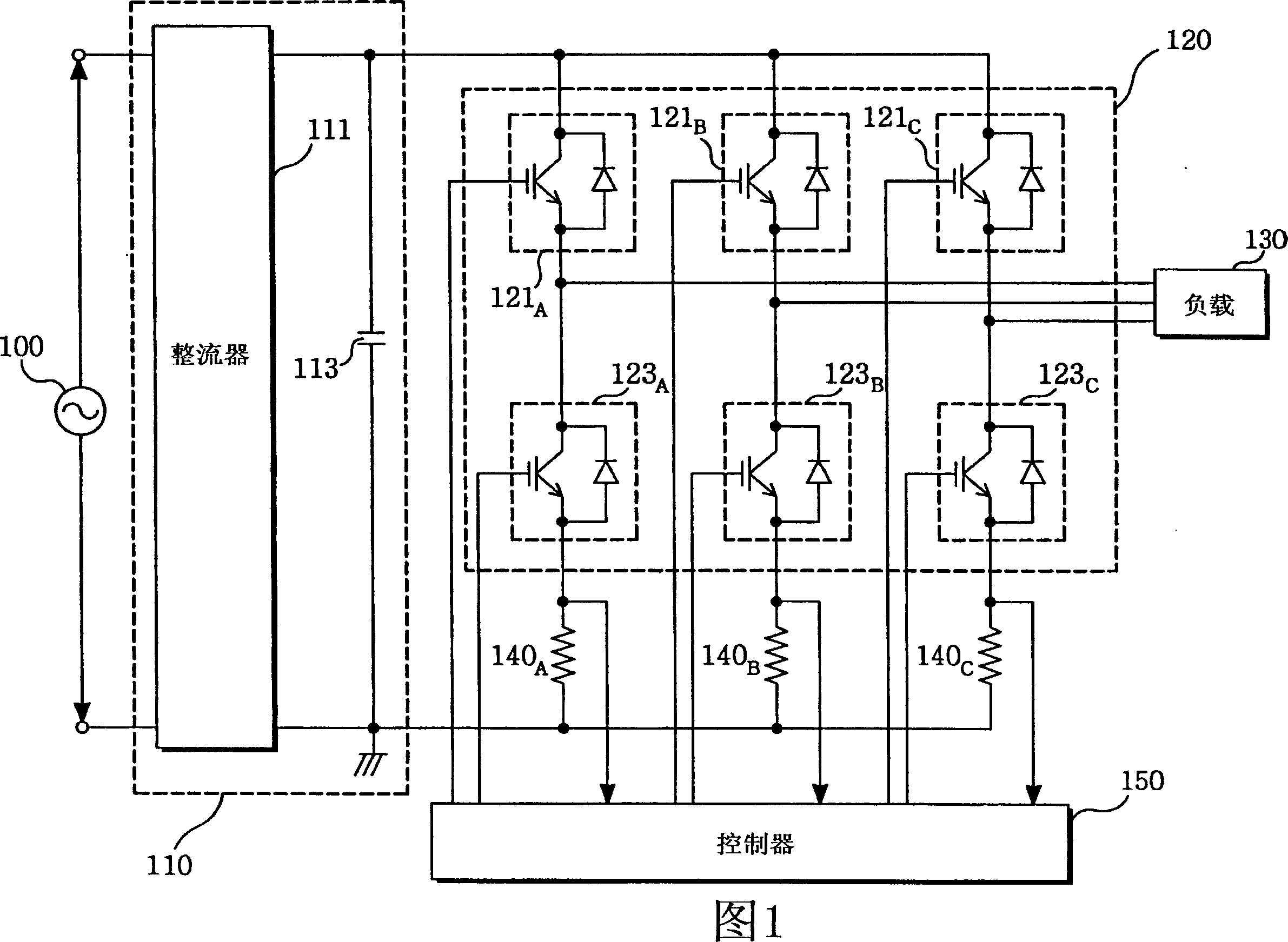 Apparatus and method for detecting phase currents of inverter