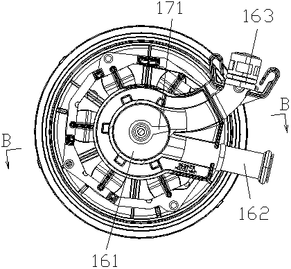 Dish washing machine and water pump structure thereof