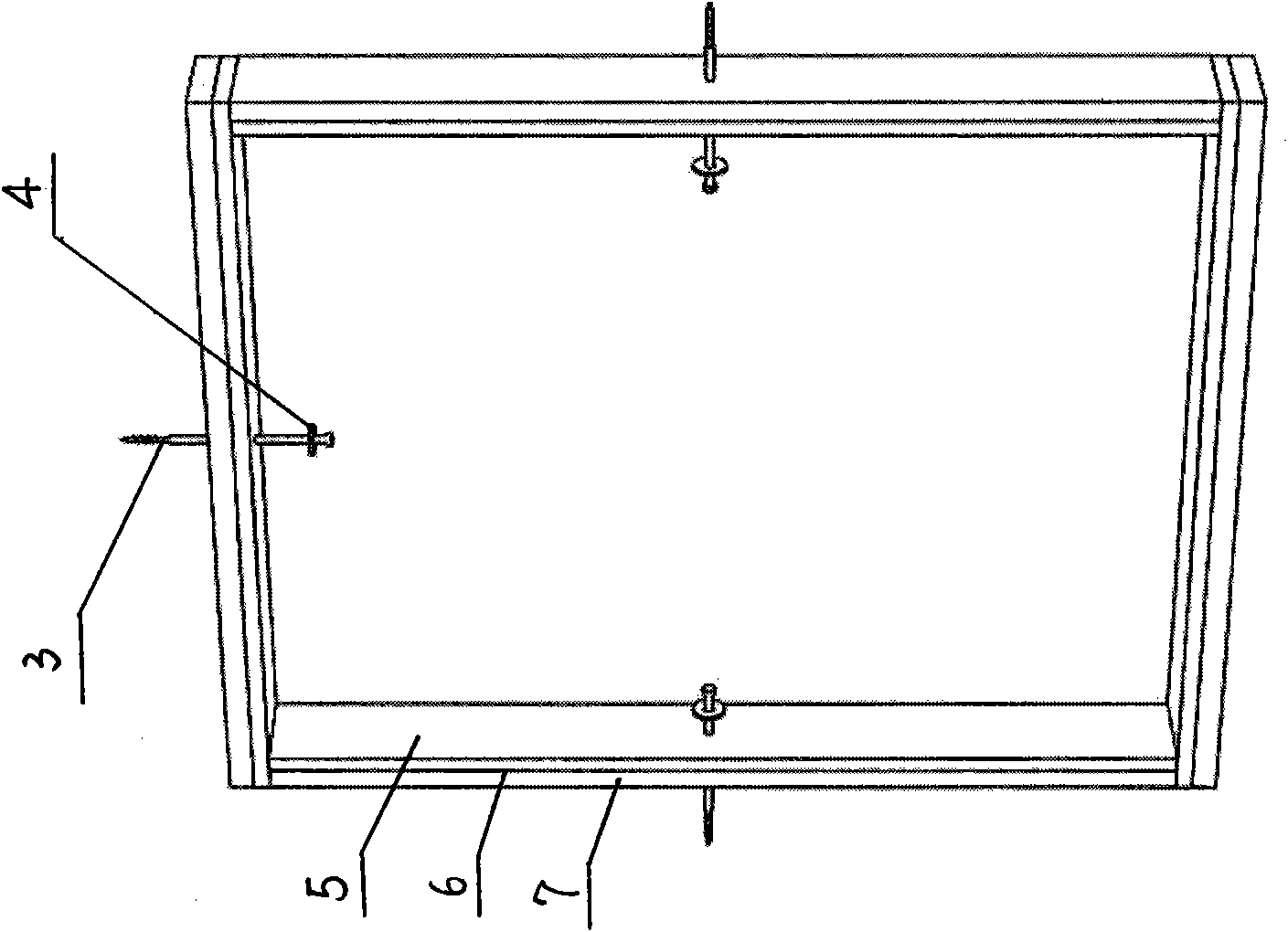 Window body component of composite heat insulating wall body and construction method thereof