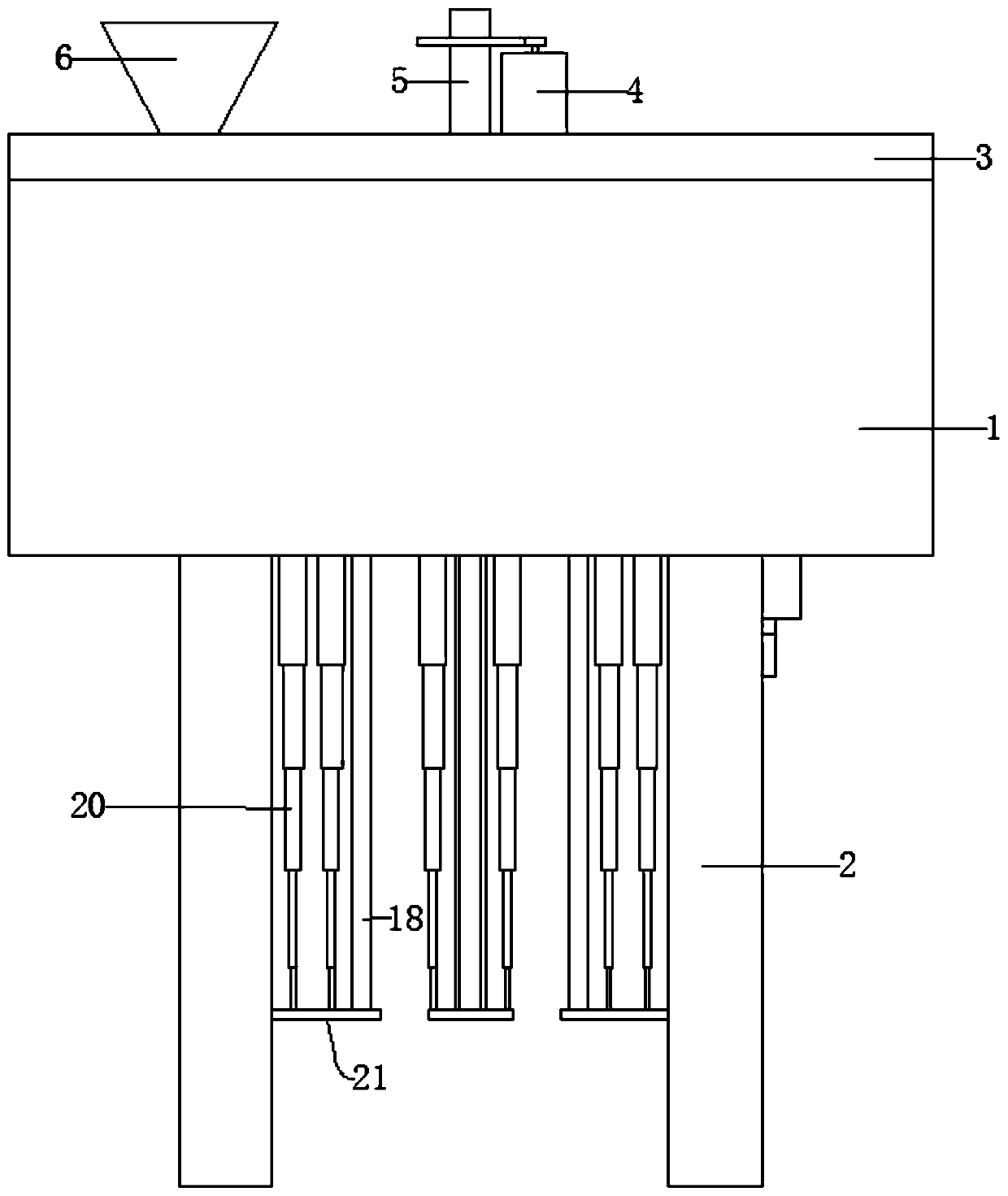 Water-cooled material cooling equipment for production of ultra-high power graphite electrodes,