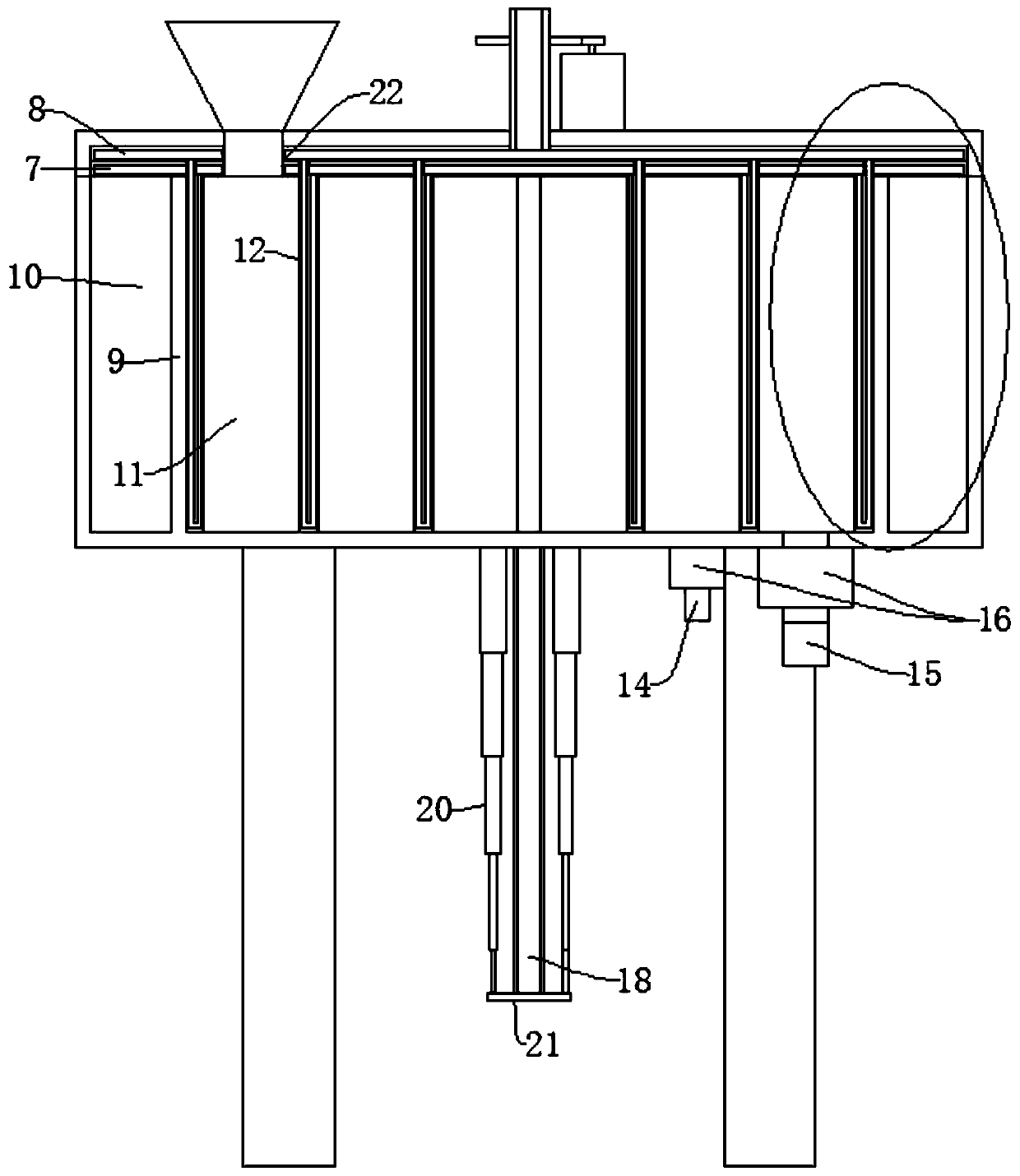 Water-cooled material cooling equipment for production of ultra-high power graphite electrodes,