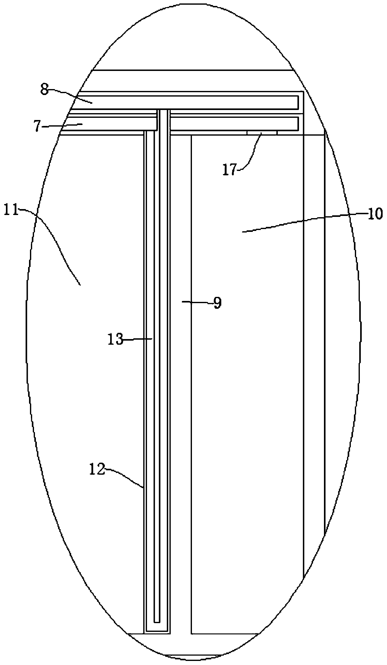 Water-cooled material cooling equipment for production of ultra-high power graphite electrodes,