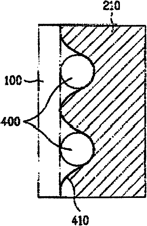 Heat release structure of direct cooling refrigerator