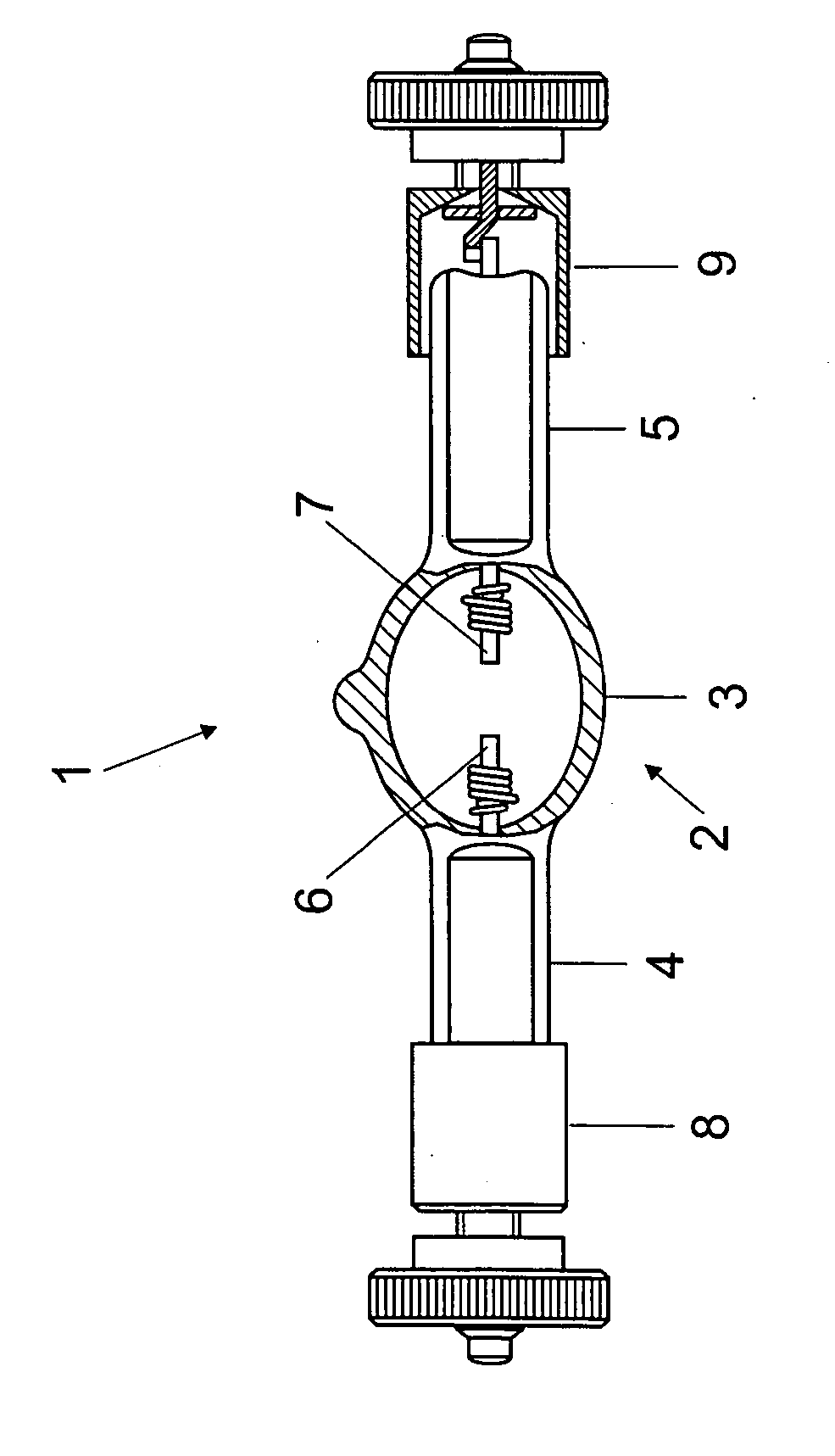 Metal halide high-pressure discharge lamp