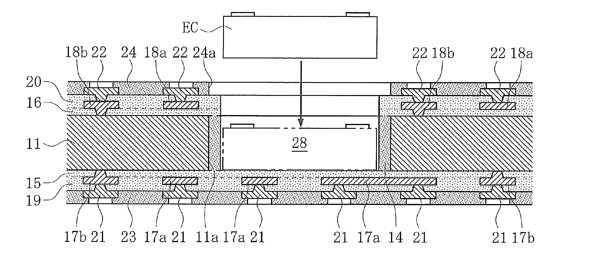 Method of manufacturing substrate having cavity
