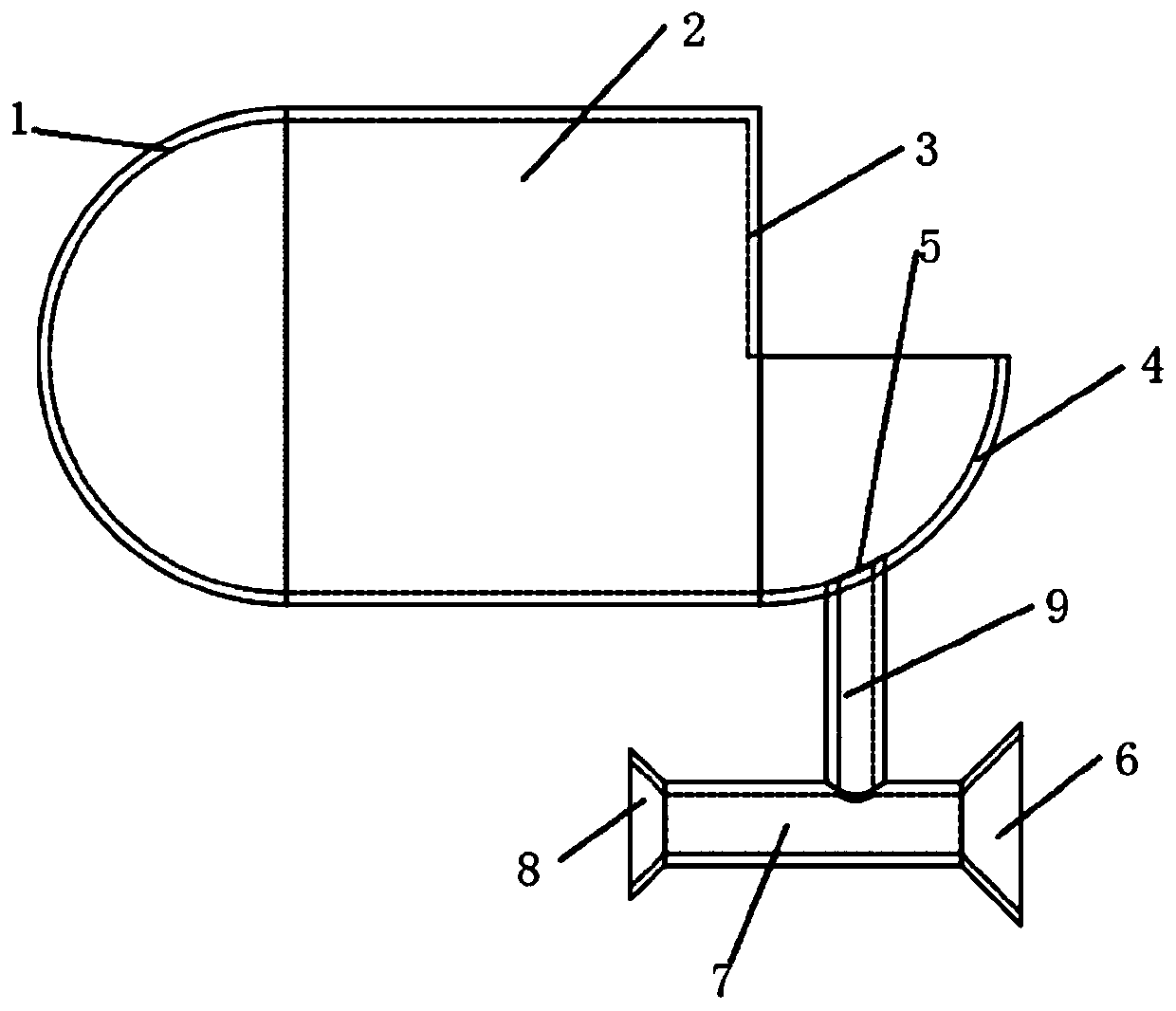 Method for collecting water surface floating garbage through venturi water surface floating garbage collector