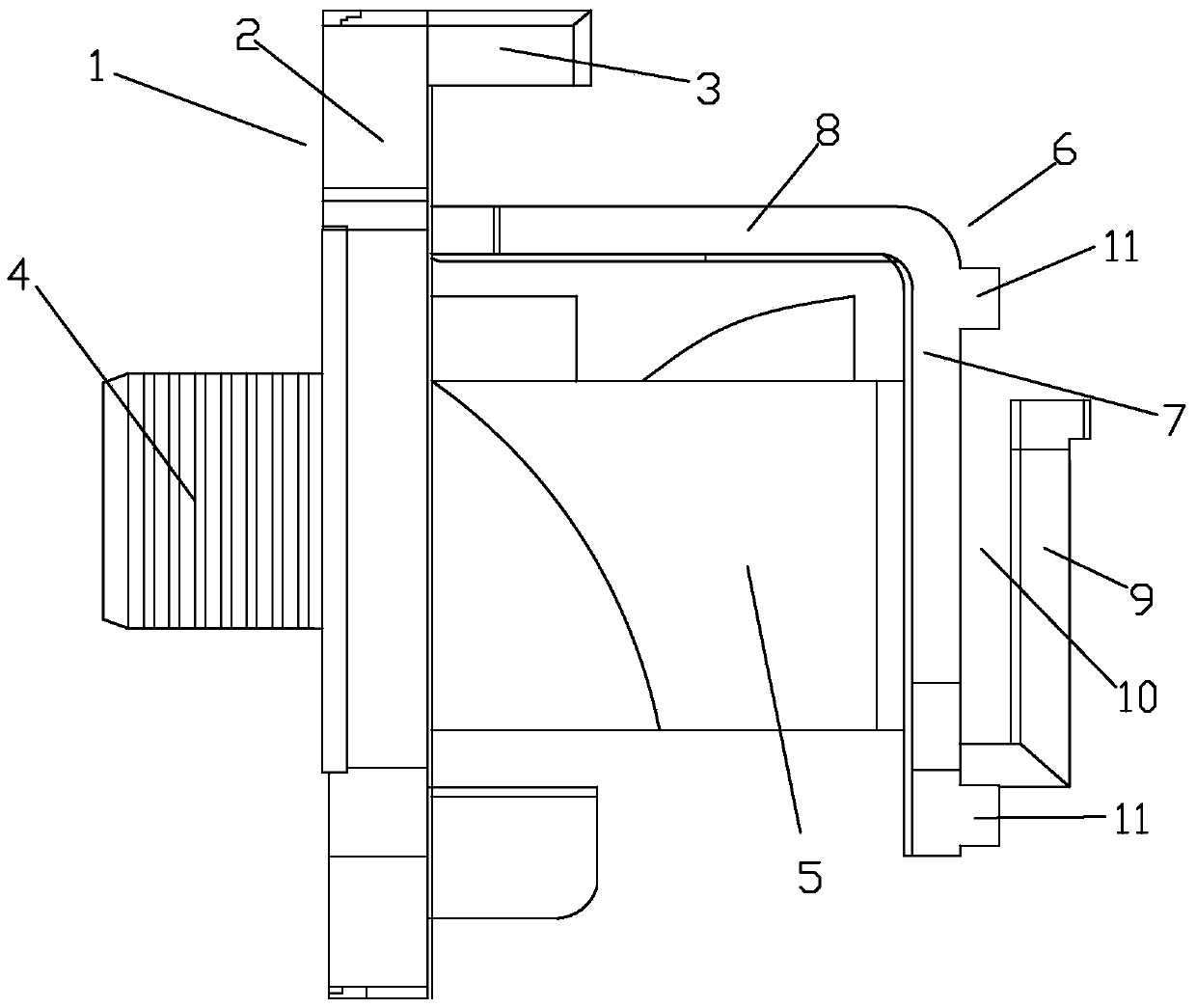 A high-precision vehicle steering gear bracket and its manufacturing method