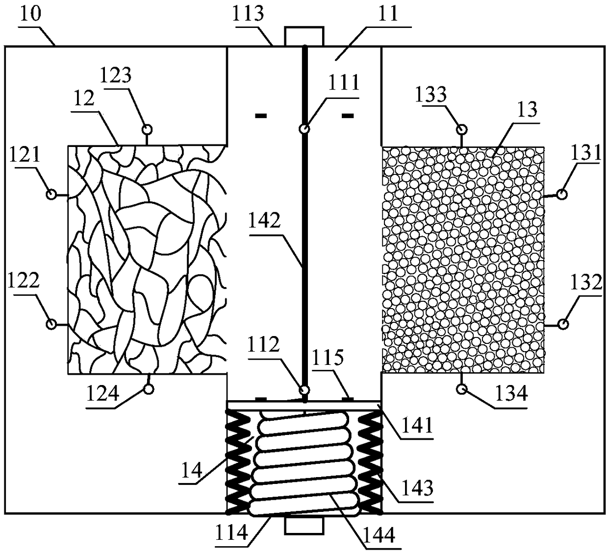 Microscopic simulation device for natural gas hydrate drilling and production