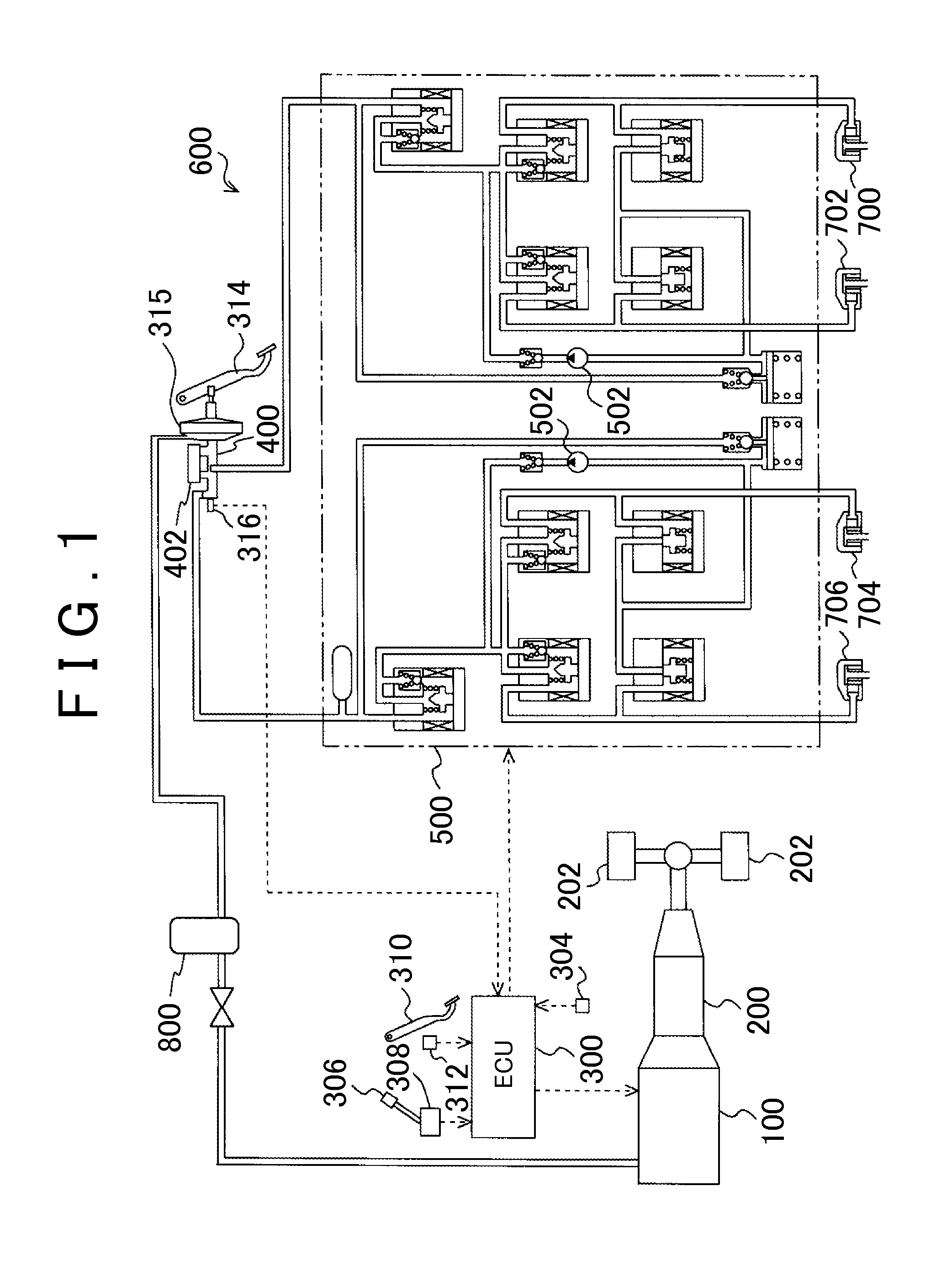 Control system for vehicle and control method therefor