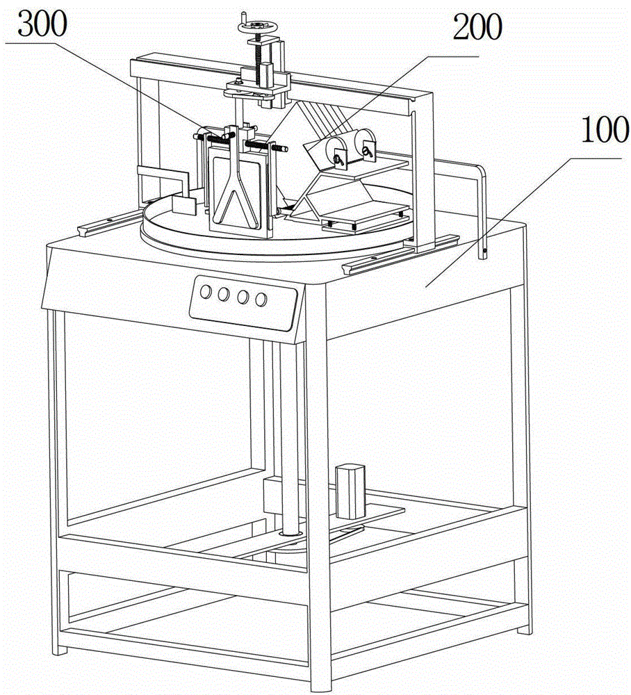 End face polishing and beveling machine of optical element