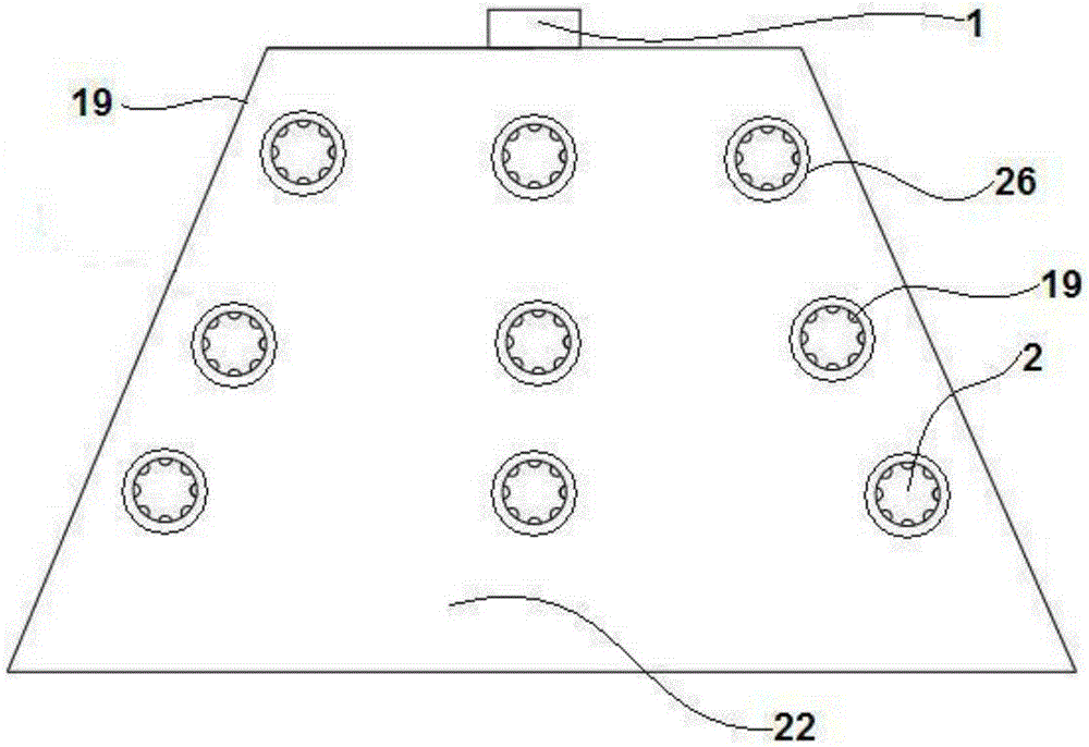 Breakwater with wave generator