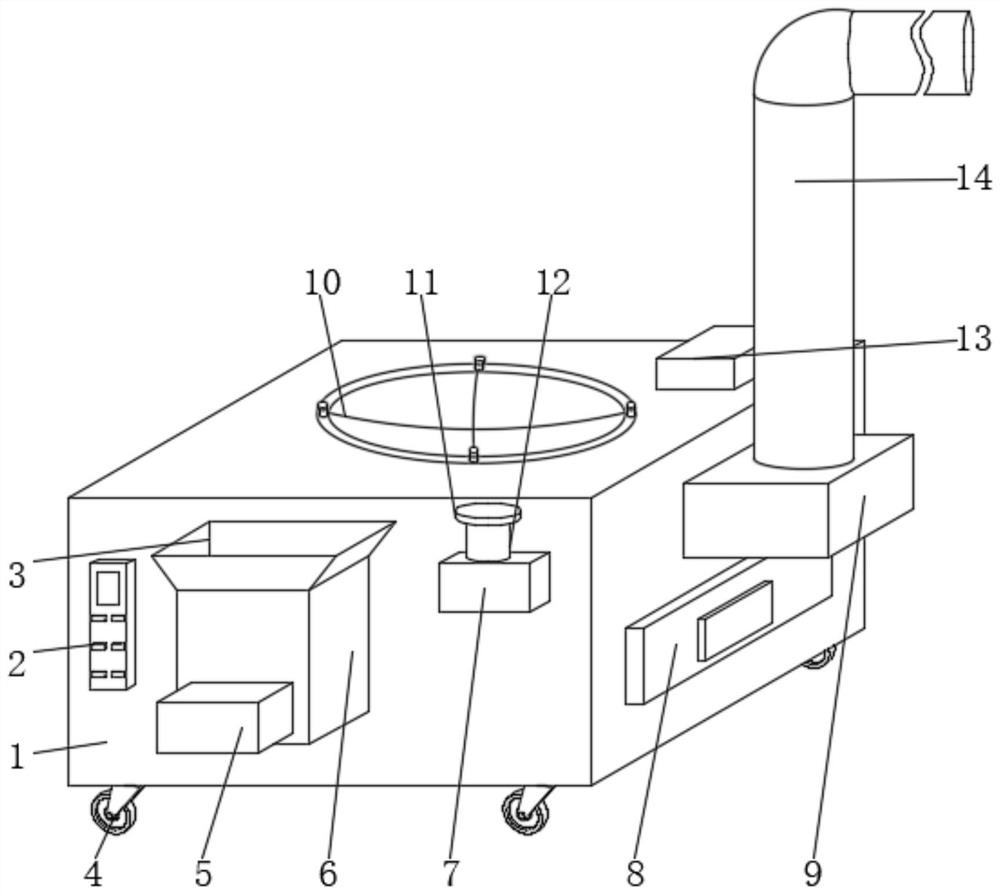 Household biomass boiler and using method thereof