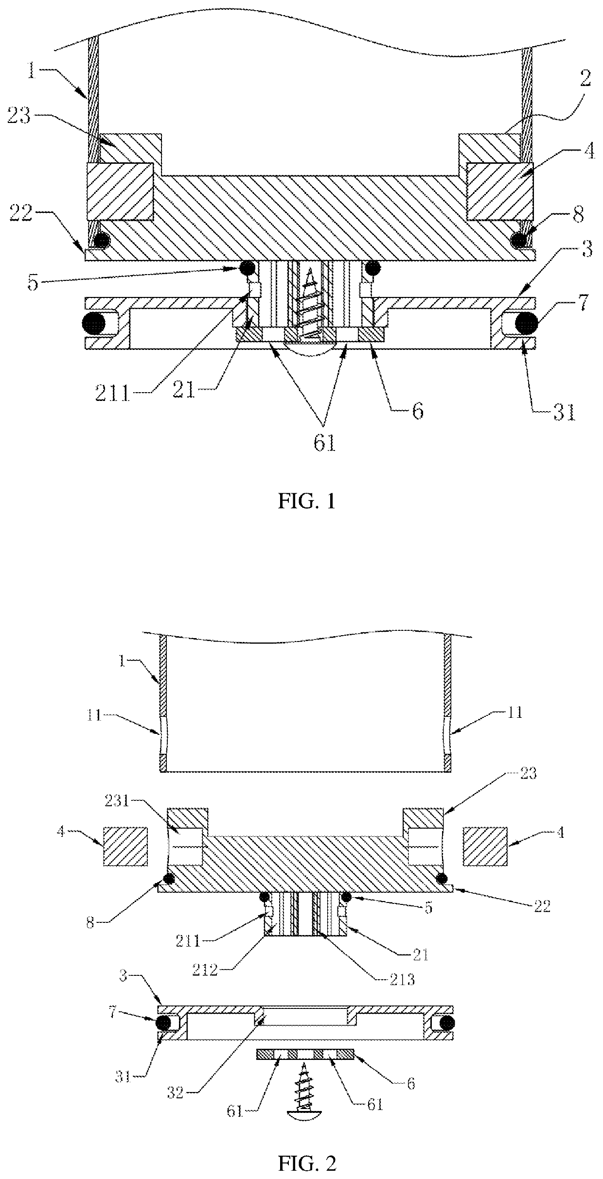 Telescopic ladder rod unit