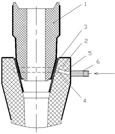 Pouring protecting device and pouring protecting control method for continuously cast ladle