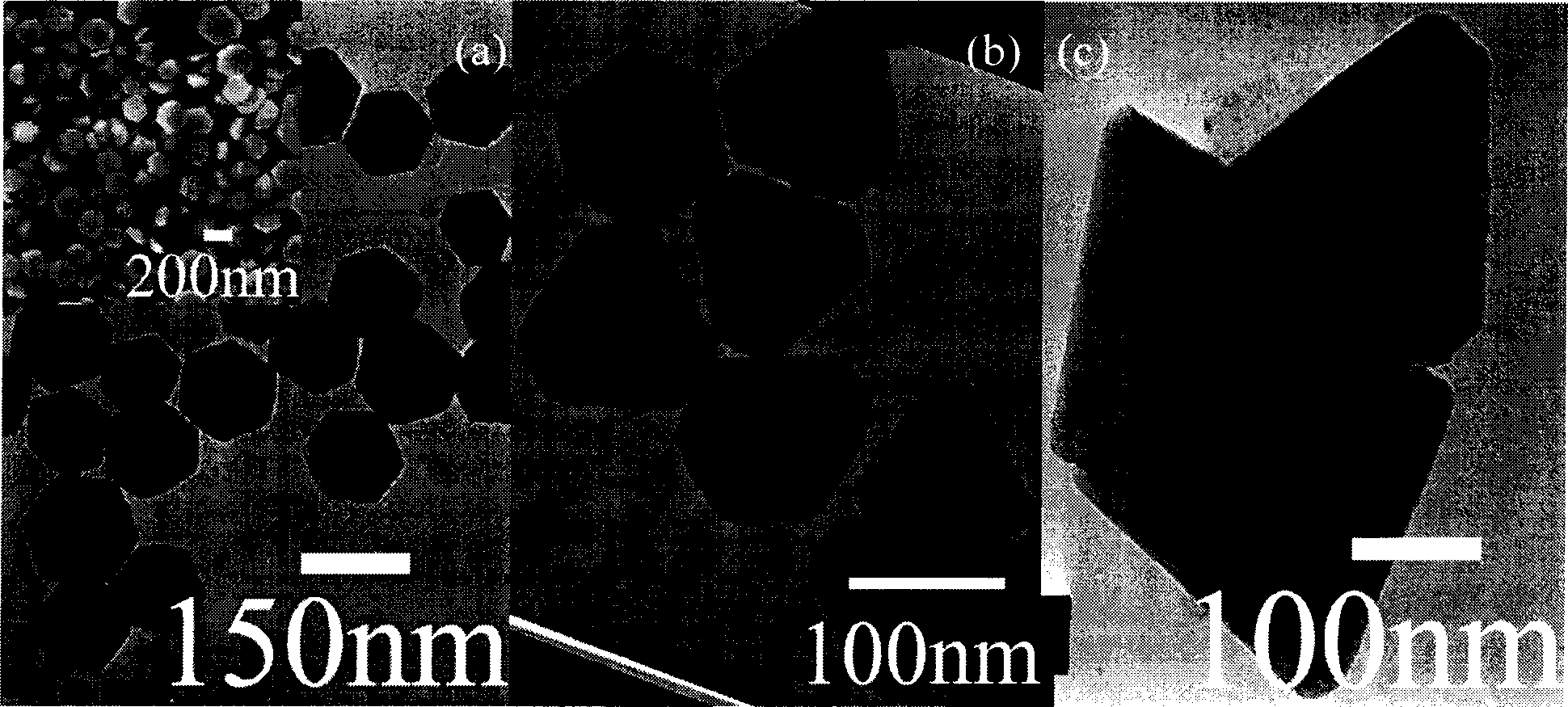 Method for preparing different shaped nano zinc oxide by thermal decomposition