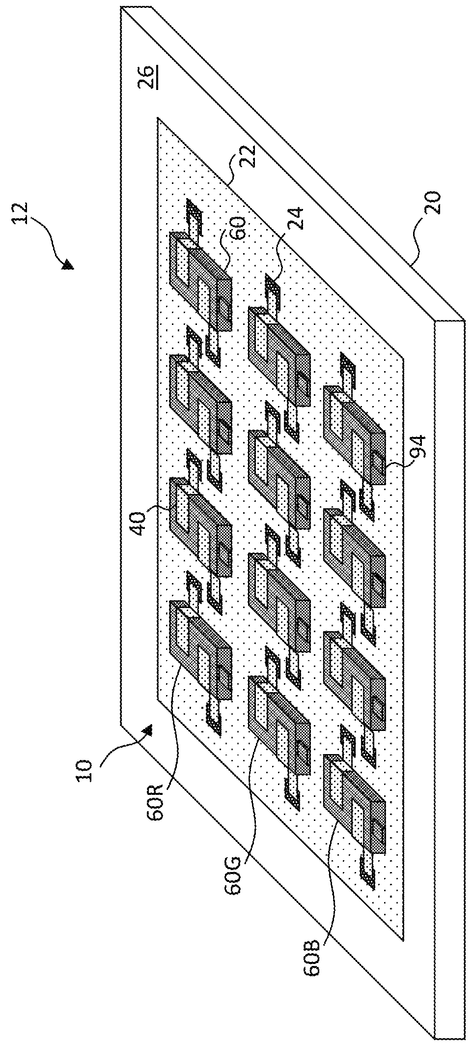 Micro-transfer-printed light-emitting diode device