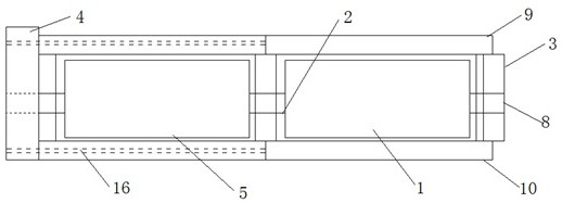 Floor system structure composed of assembly boxes