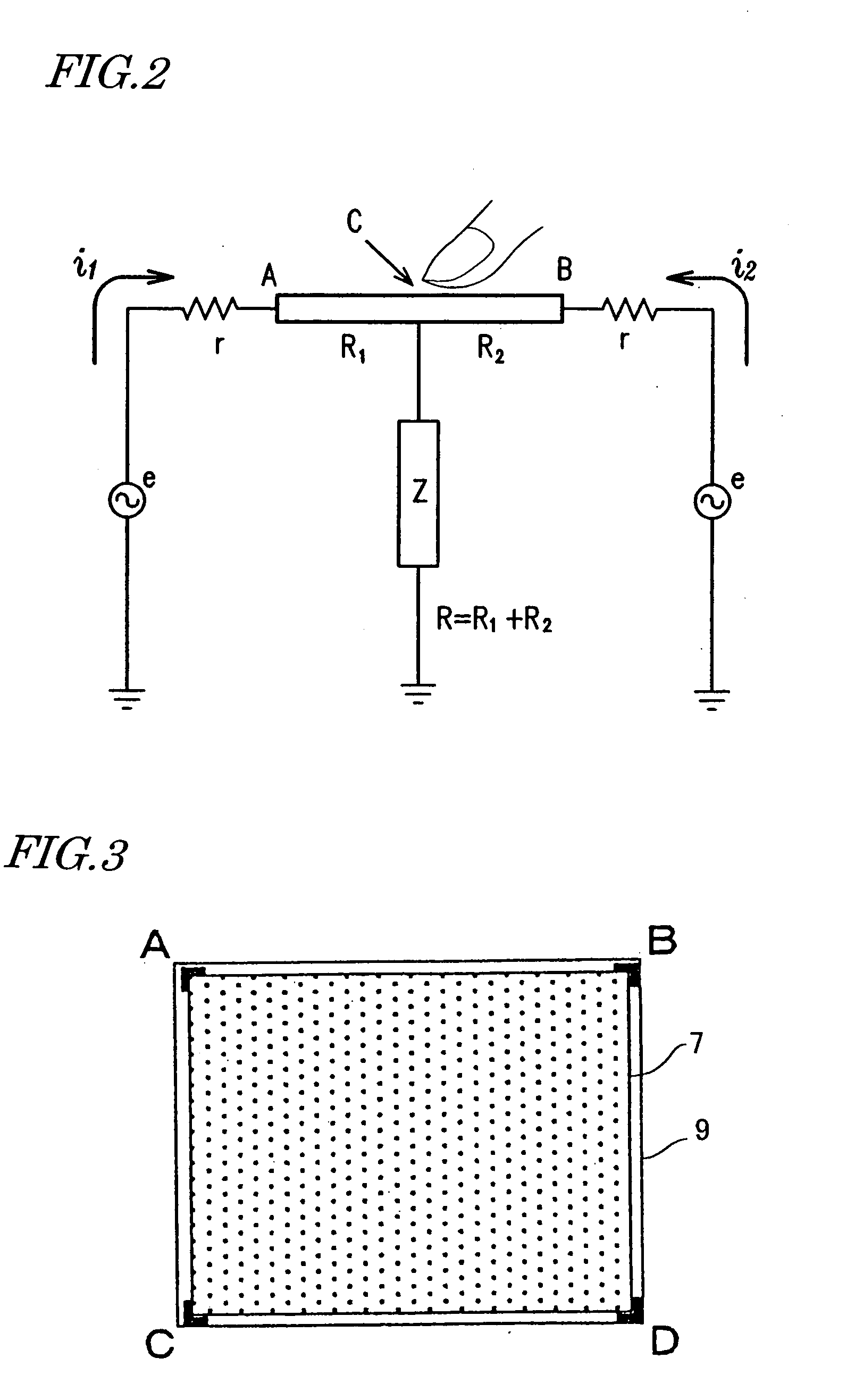 Touch sensor, display with touch sensor, and method for generating position data