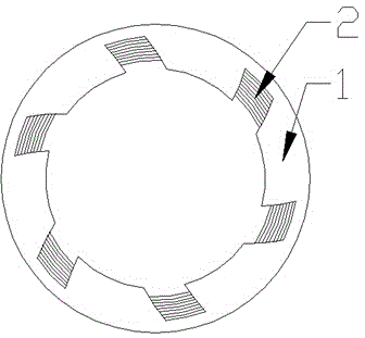Spiral-flow filter connector