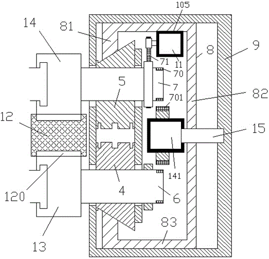 Noise-reduction type mounting assembly for LED display device